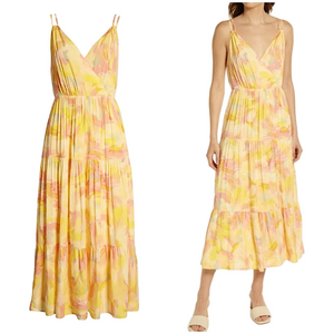 ADELYN RAE ‘Connie’ Tiered Strappy Maxi Dress